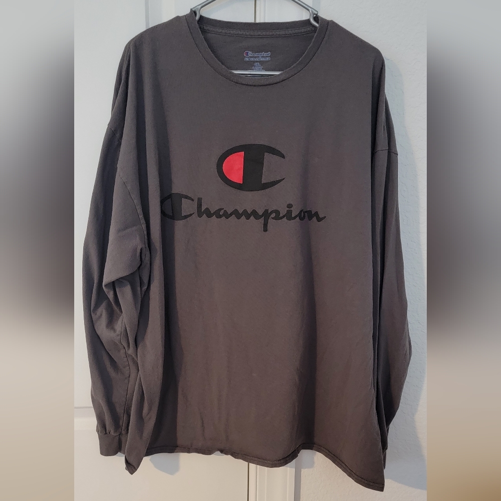 Champion Gray Long Sleeve 3XL shirt